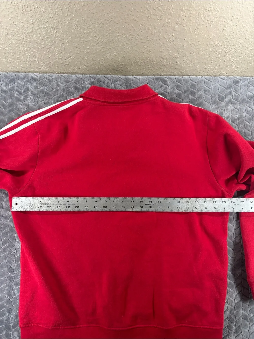 Pact Red Italia Soccer Track Jacket with Stripe Accents XL